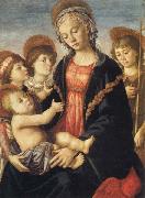 Sandro Botticelli Madonna and Child,with the Young St.John and Two Angels china oil painting artist